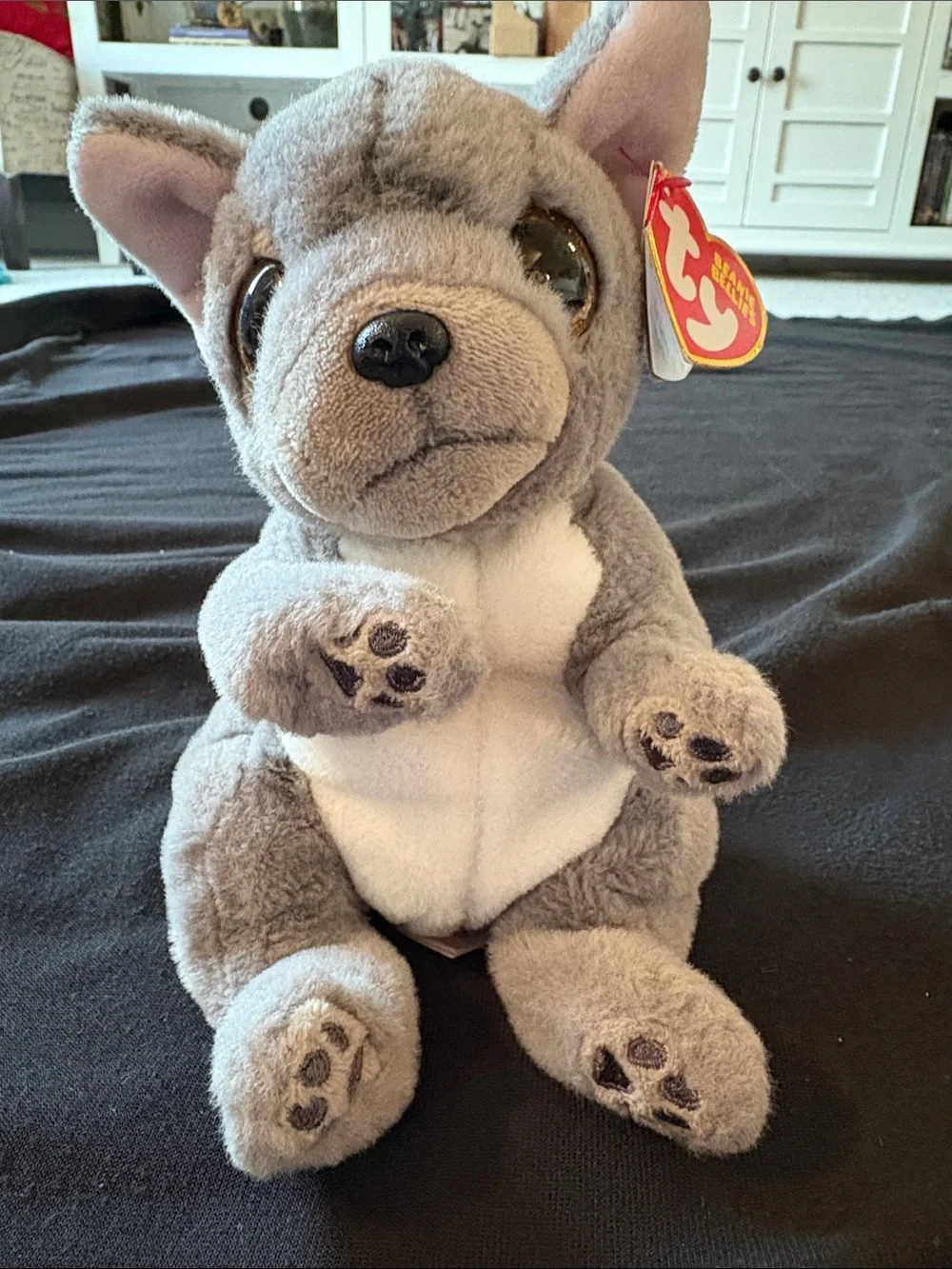 Ty Beanie Bellies Gray Wilfred